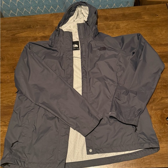The North Face Venture 2 Rain Jacket Gray Women’s XL Like New - Picture 1 of 2